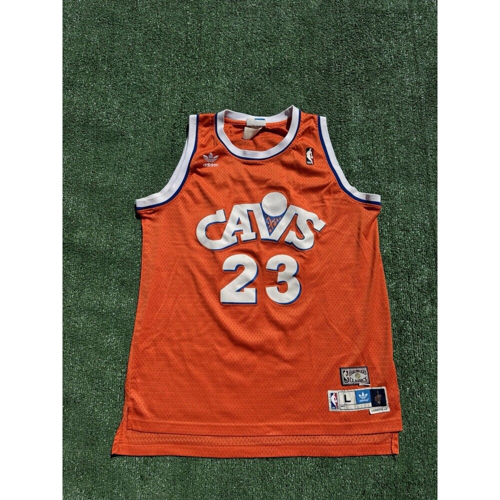 Lebron James Adidas Hardwood Classics Jersey Mens Large Classics Cavs Cavaliers